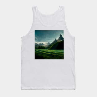 Rice fields in Asia Tank Top